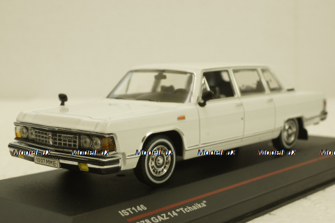 Газ-14 Чайка 1978 г., белая, IST146, IST 1:43