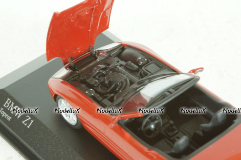BMW Z1 (E30) 1991 red, 943020103, Minichamps 1:43