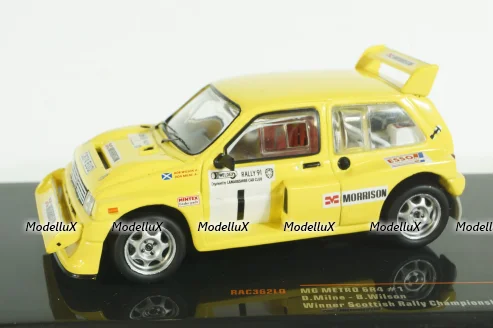 MG Metro 6R4, #1, Scottish Rally Championship Winner, D.Milne/B.Wilson, 1991, RAC362, IXO 1:43