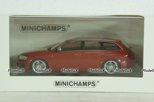 Audi RS6 Avant 2007, red, 943017213, Maxichamps 1:43