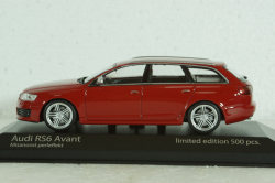 Audi RS6 Avant 2007, red, 943017213, Maxichamps 1:43