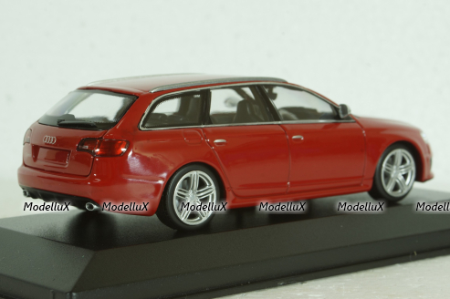 Audi RS6 Avant 2007, red, 943017213, Maxichamps 1:43