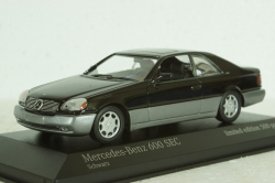 Mercedes 600 SEC C140 Coupe 1992, black, 943032603, Maxichamps 1:43