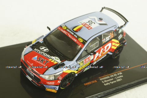 Hyundai i20 N Rally 2, #36, Rally Ypres, G.Munster/L.Louka, 2021, RAM812,  IXO 1:43