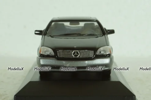 Mercedes 600 SEC C140 Coupe 1992, black, 943032603, Maxichamps 1:43