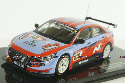 Hyundai Elantra N TCR, #830 Nurburgring, M.Basseng/M.Lauck/M.Oestreich, 2021, GTM159, IXO 1:43