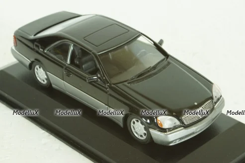 Mercedes 600 SEC C140 Coupe 1992, black, 943032603, Maxichamps 1:43