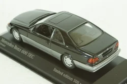 Mercedes 600 SEC C140 Coupe 1992, black, 943032603, Maxichamps 1:43