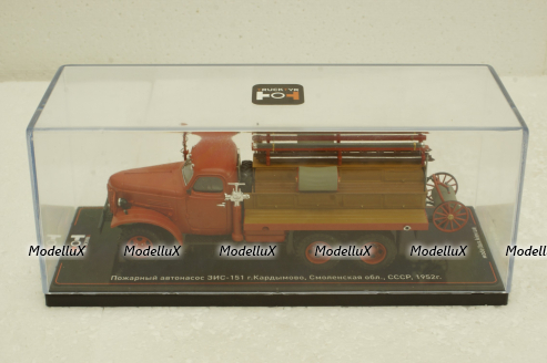 Зис-151 Пожарный автонасос, 1952г, TruckTyr 1:43