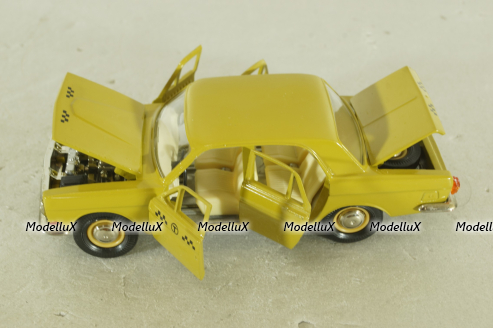 Газ-24 Волга А14, такси, октябрь 1983г., Тантал/Радон 1:43