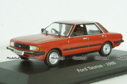 Ford Taunus 1980, red, Altaya 1:43