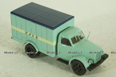 КХА-2-57 фургон "Хлеб" на шасси Газ-51А, 1957, Легендарные Грузовики СССР №96, 1:43