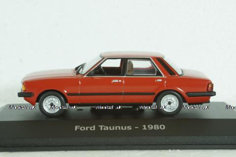 Ford Taunus 1980, red, Altaya 1:43