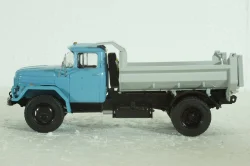 Зил-УАМЗ-4505 самосвал, голубой/серый, Легендарные грузовики СССР №64, 1:43