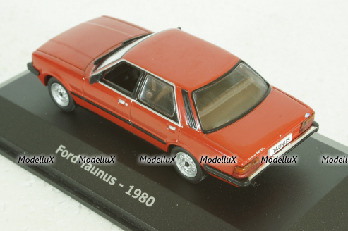 Ford Taunus 1980, red, Altaya 1:43