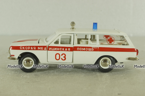 Газ-2402, скорая медицинская  помощь, июнь 1990г., Тантал/Радон 1:43
