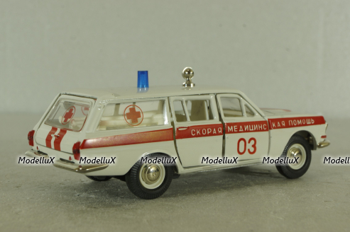 Газ-2402, скорая медицинская  помощь, июнь 1990г., Тантал/Радон 1:43
