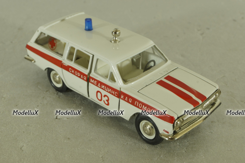 Газ-2402, скорая медицинская  помощь, июнь 1990г., Тантал/Радон 1:43