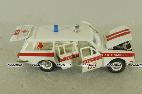 Газ-2402, скорая медицинская  помощь, июнь 1990г., Тантал/Радон 1:43