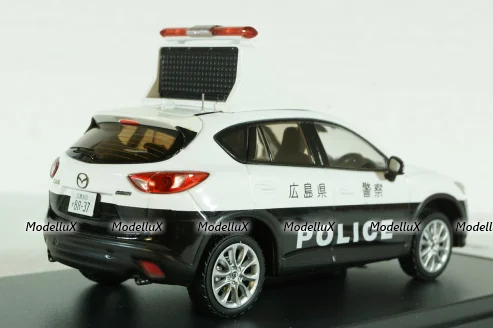 Mazda CX-5 RHD Japanese Police with LED roof, PRD486, PremiumX 1:43