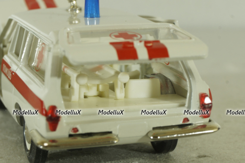 Газ-2402, скорая медицинская  помощь, июнь 1990г., Тантал/Радон 1:43