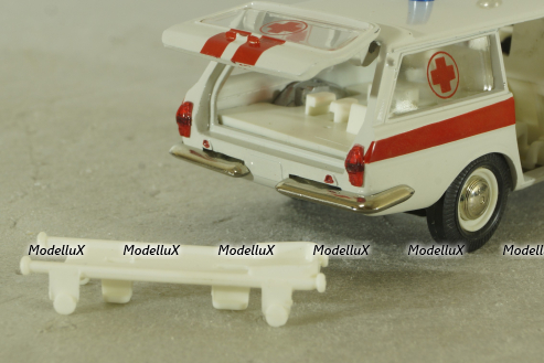 Газ-2402, скорая медицинская  помощь, июнь 1990г., Тантал/Радон 1:43