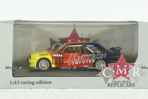 BMW M3 (E30) Unitron #21 DTM 1992 Kris Nissen, CMR43058, CMR 1:43