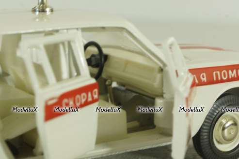 Газ-2402, скорая медицинская  помощь, июнь 1990г., Тантал/Радон 1:43