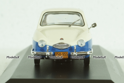 Bambi Microcoupe 1962 white/blue, Altaya 1:43