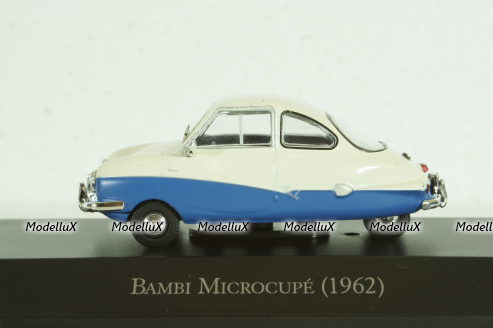 Bambi Microcoupe 1962 white/blue, Altaya 1:43