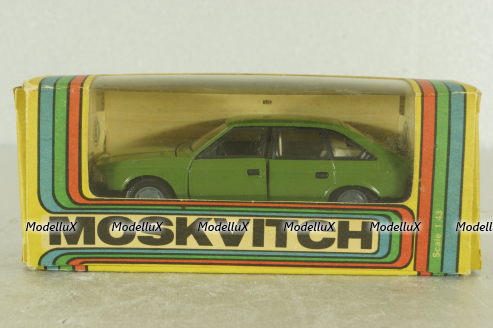 Москвич-2141, зеленый, Тантал/Радон 1:43
