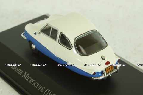 Bambi Microcoupe 1962 white/blue, Altaya 1:43