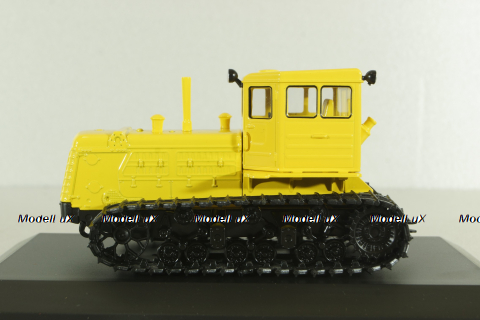 Т-180Г трактор 1958, желтый, ТРАКТОРЫ история,люди,машины (Hachette) №139 1:43