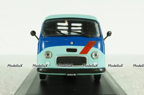 Fiat 1100 T van Zuegg year 1961 turquoise/blue, Altaya 1:43