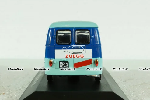 Fiat 1100 T van Zuegg year 1961 turquoise/blue, Altaya 1:43