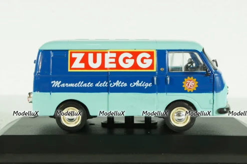 Fiat 1100 T van Zuegg year 1961 turquoise/blue, Altaya 1:43