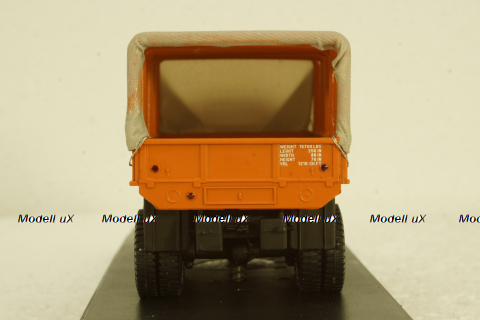 Studebaker US-6 бортовой с тентом, оранжевый, Modellux 1:43