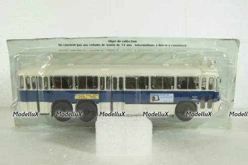 Berliet PBR 10, blue/white, AUTOBUS DAL MONDO, Hachette 1:43