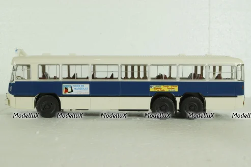 Berliet PBR 10, blue/white, AUTOBUS DAL MONDO, Hachette 1:43