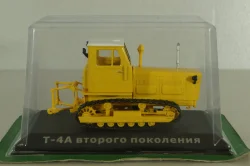 Т-4А трактор 1985, желтый, ТРАКТОРЫ история,люди,машины (Hachette) №132 1:43