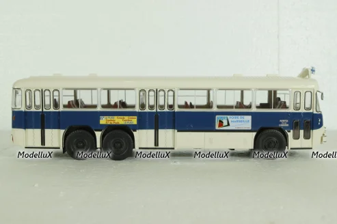 Berliet PBR 10, blue/white, AUTOBUS DAL MONDO, Hachette 1:43