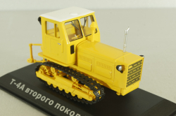 Т-4А трактор 1985, желтый, ТРАКТОРЫ история,люди,машины (Hachette) №132 1:43