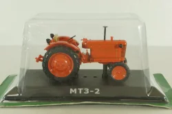 МТЗ-2 трактор 1954, красный, ТРАКТОРЫ история,люди,машины (Hachette) №13 1:43