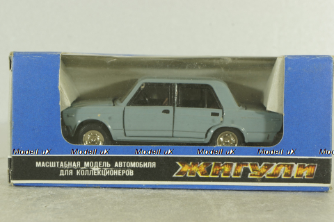 Ваз-2107, серый, Тантал/Радон 1:43