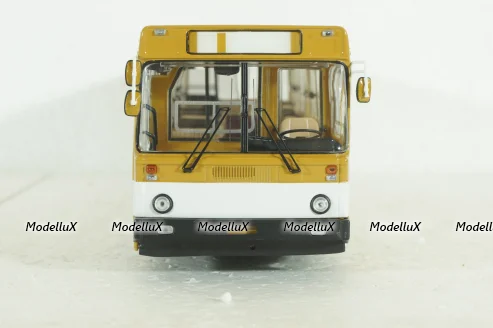 Лиаз-5256, охра с белой полосой, DEMPRICE 1:43 