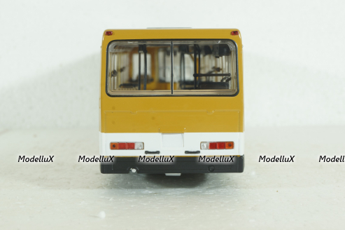 Лиаз-5256, охра с белой полосой, DEMPRICE 1:43 
