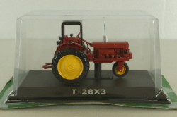 Т-28ХЗ трактор 1970, красный, ТРАКТОРЫ история,люди,машины (Hachette) №23 1:43