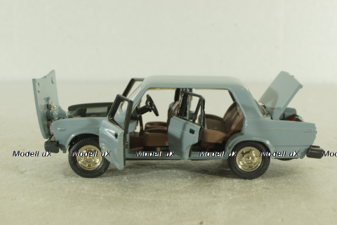 Ваз-2107, серый, Тантал/Радон 1:43