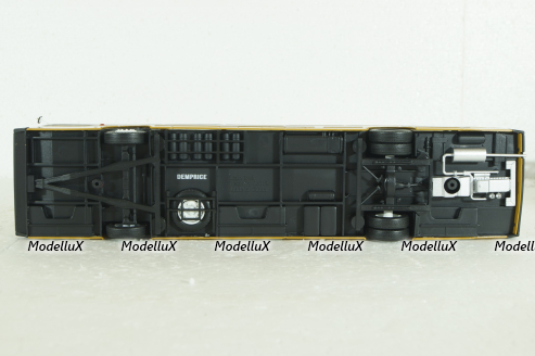 Лиаз-5256, охра с белой полосой, DEMPRICE 1:43 