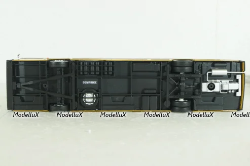 Лиаз-5256, охра с белой полосой, DEMPRICE 1:43 